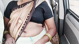 Beautiful Saree Call Girl Engages In Car Sex With Telugu Dirty Talks
