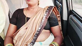 Beautiful Saree Call Girl Engages In Car Sex With Telugu Dirty Talks