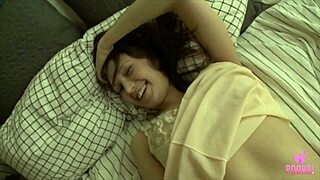 georgia f says, watch me pull my panties down and masturbate my shaved pussy.