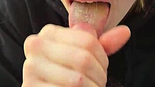 I Smoke And Give A Blowjob With Cum In Mouth