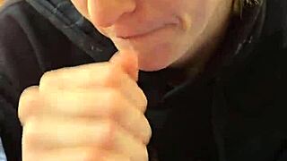 I Smoke And Give A Blowjob With Cum In Mouth