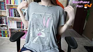 Petite girl moaning to shaking orgasm