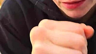 I Smoke And Give A Blowjob With Cum In Mouth