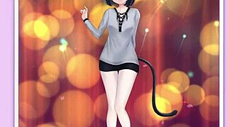 Mosaique neko waifus 2 hentai game gallery featuring lesbian anime waifus 😏
