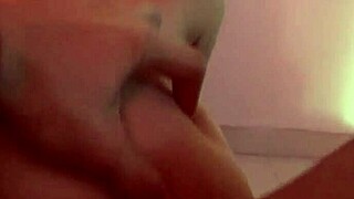 roommate's big pussy lips dominated in pov, feeling so intense and close up