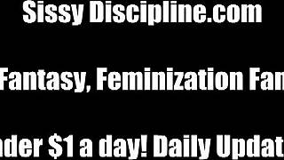 i want you to try on this sissy outfit for some femdom humiliation and bdsm fun