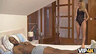 i visited the spa as a blonde and hooked up with a black guy who has a nice cock