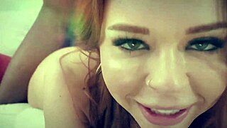 Monster cock rails hot MILF Aderes Quin in front of husband, big tits bouncing.