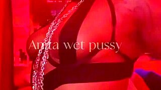 Two Dildos Filling My Both Holes! Dripping Wet!