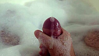 can you watch me masturbate in the bubble bath?