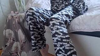 elza kom nylon tights fetish domination scene