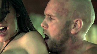 milf glamour slut teases with huge european cock blowjob and facial cum