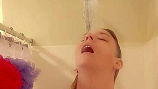 i'm getting wet and touching myself in the shower, homemade groping fun