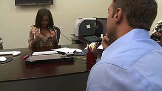 black chick candice nicole sucks and fucks white cock