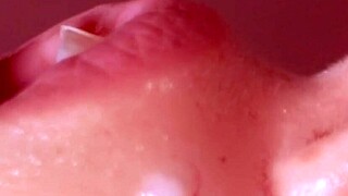 Uncensored Close-Up Japanese Blowjob With Cum In Mouth
