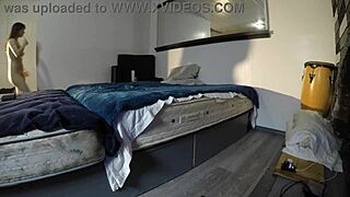 scarlett johnson gags on cock in hardcore solo fuck