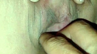 sexy amateur with tight wet pussy gets creampie orgasm