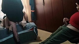 My stepdad and his friend visit me together