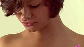 SHE STRETCHES PUSSY WITH HUGE DILDO!