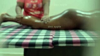 Spa massage leads to happy ending on ass