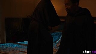 happy newlyweds little puck and isiah maxwell try intimate fuck in haunted house