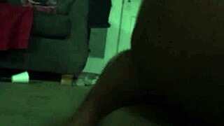 This big ghetto booty is riding cowgirl in homemade fun. 😎