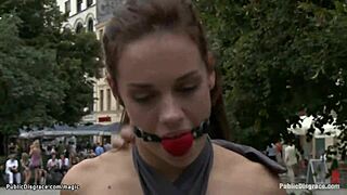German Babe Humiliated On Streets!