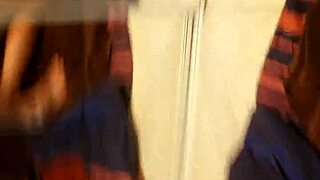 Husband fucks wife's ass with strapon!