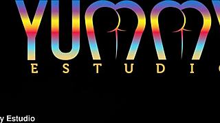 P-Sluts Vol 34 Features Sexy Colombian Yessica Bunny Squirting and Deepthroating Four Big Black Cocks