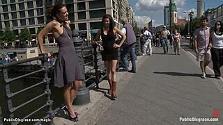 German Babe Humiliated On Streets!