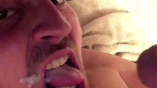 narrative of swallowing my own load in a gay close-up scene
