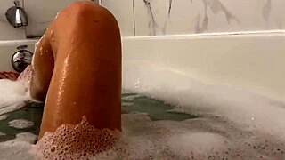 petite girl moans in shower