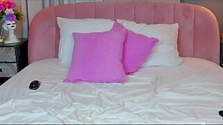 evening sun highlights HOT HEELS on long legs of european babe