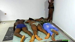 Everyone woke up to join the sweet fuck with big black cock!