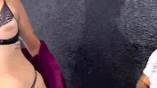 Intense First Time: Wife Rides Disabled Man's Cock While Husband Watches