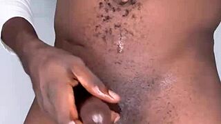 i'm ninja man masturbating to this big black cock and cumming so hard, oh yeah!