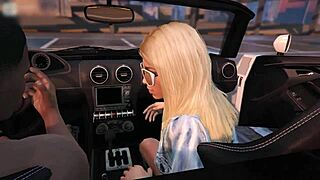 franklin gets hooker service in gta 5 car