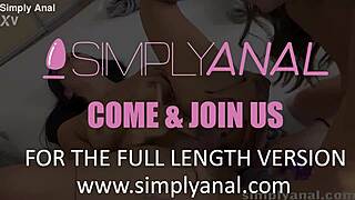 Horny brunettes fuck asses with dildos