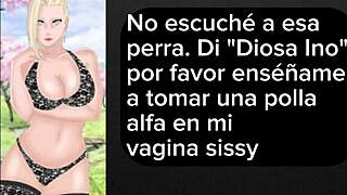 ino yamanaka guides sissies to sissygasm with joi 😈