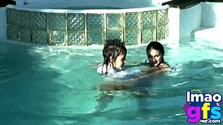 Two Hot Brunette Naked Carwash Showing Big Medium Tits And Perfect Ass