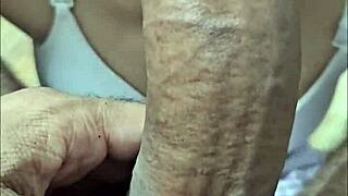 Asian wife sucks balls and fucks hard.