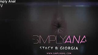 Horny brunettes fuck asses with dildos