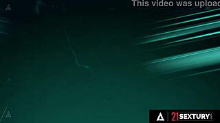 21 sextury - gorgeous alyssa bounty in a passionate scene with cum after anal