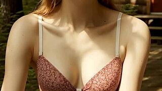 Girls In Their Underwear Hanging Out At Cabin In The Woods