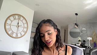 Oh Man! Hot Petite Latina Teen Fucks Old Guy Before Date!