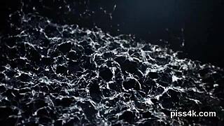 Lesbo cuties get wet and messy 😏