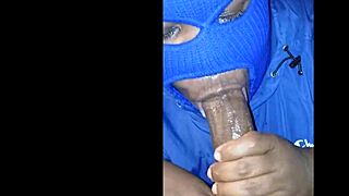 masked lady wets jacket sucking bbc homemade