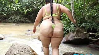 Sex on the beach turns public with doggystyle fucking, big tits, and monster cock under the sun.