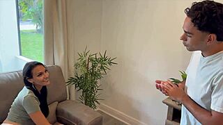 my step sis argumens end in creampie