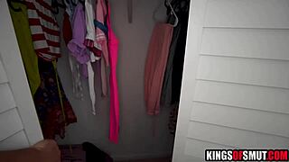 voyeur step brother gives family massage in private